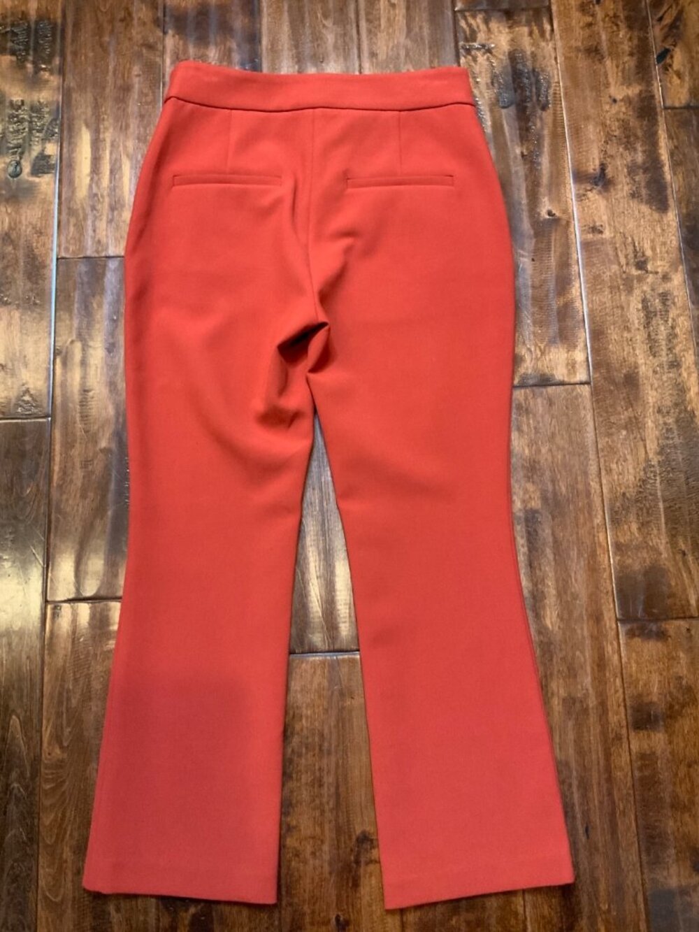 Veronica Beard Brick Red Arte Cropped Pants NWT $448, Size 6 - Picture 5 of 8